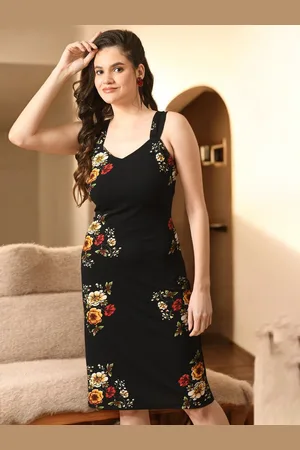 BAESD Floral Print Bodycon Dress