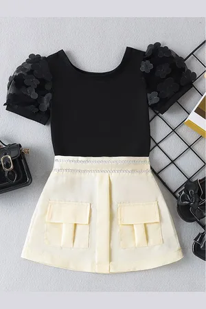 LULU & SKY Girls Top with Skirt