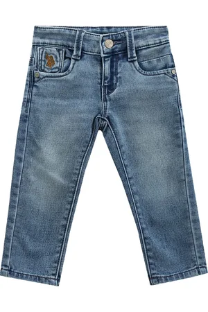Ralph Lauren Boys Classic Slim Fit Clean Look Light Fade Stretchable Jeans