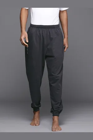 HRX Men Pure Cotton Relax Fit Yoga Joggers