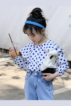 LULU & SKY Girls Opaque Printed Casual Shirt