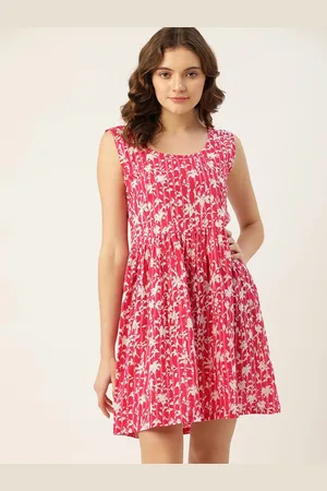 DressBerry Floral Print A-Line Dress