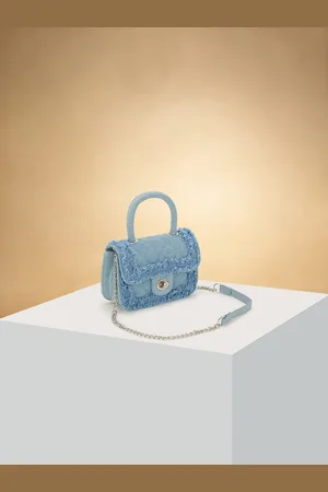 Pantaloons Women Textured Structured Handheld Bag