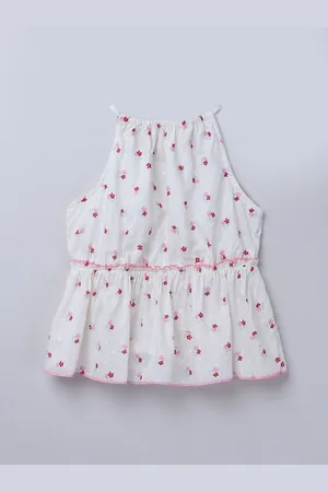taffykids Print Halter Neck Top