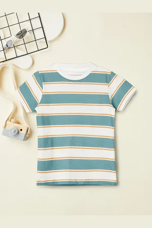 Max Collection Boys Striped Pockets T-shirt