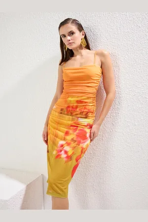 Trendyol Print Bodycon Dress