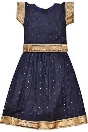 Wish Karo Girls Embellished Sequinned Ready to Wear Lehenga Choli