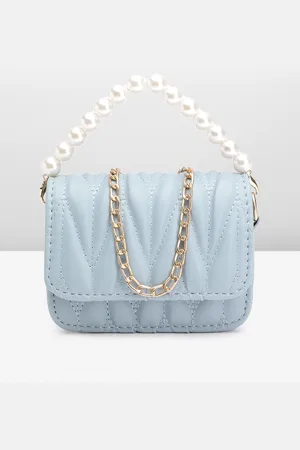 DressBerry Structured Quilted Satchel Bag