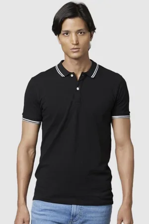 Celio Men Polo Collar Cotton Slim Fit T-shirt