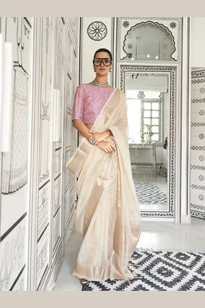 DIVASTRI Woven Design Zari Saree