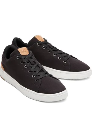 TOMS Men Black TRVL LITE 2.0 Low Canvas Sneakers
