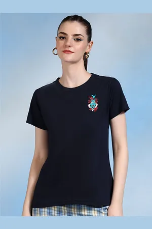 Moda Rapido Women Printed Bio Finish T-shirt