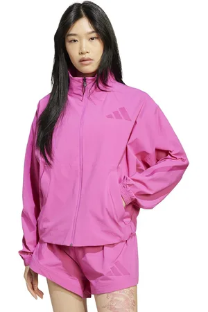 adidas W Z.N.E. WV TT Brand Logo Printed Long Sleeve Jacket
