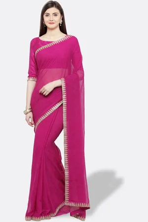 HRITIKA Floral Printed Pure Georgette Saree