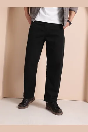 Mast & Harbour Men Pure Cotton Loose Tapered Fit Jeans