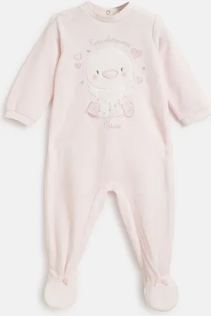 chicco Girls Embroidered Sleepsuit