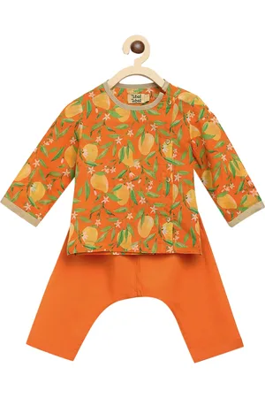 Tiber Taber Boys Orange Clothing Set