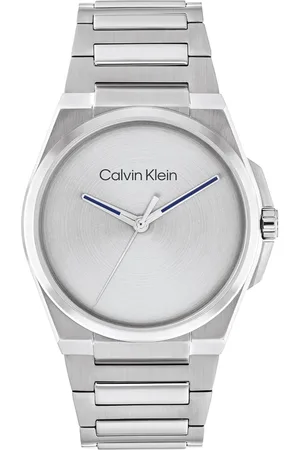 Calvin Klein Men Meta-Minimal Bracelet Style Analogue Watch 25200456-Silver