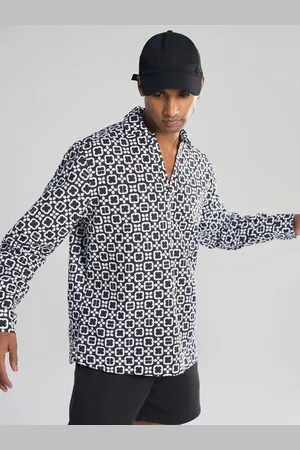Terra Luna Men Opaque Printed Casual Shirt