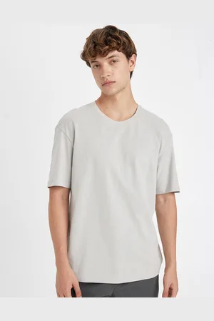 DeFacto Men Raw Edge T-shirt