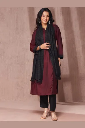 Fabindia Black Wool Muffler