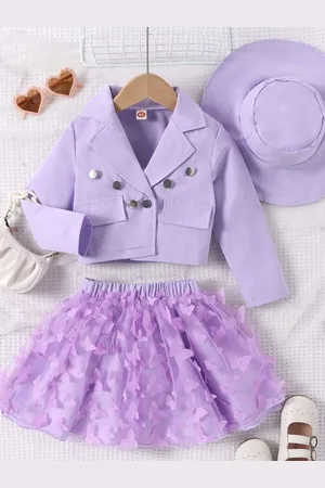 LULU & SKY Girls Shirt with Skirt