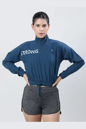 Lovable Women Cropped Bomber Jacket