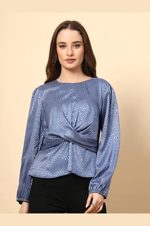 Gipsy Women Solid Round Neck Top