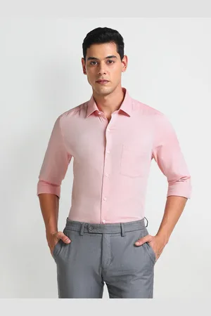 Arrow Micro Ditsy Printed Cotton Slim Fit Formal Shirt