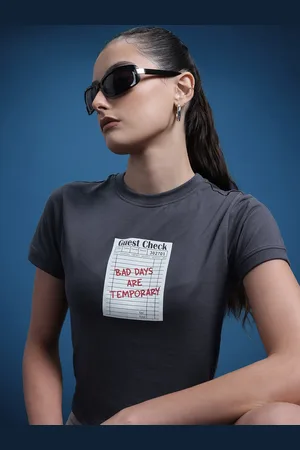 Roadster The Life Co. Typography Printed T-shirt