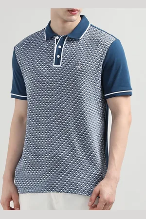 Original Penguin Men Checked Polo Collar Pockets T-shirt