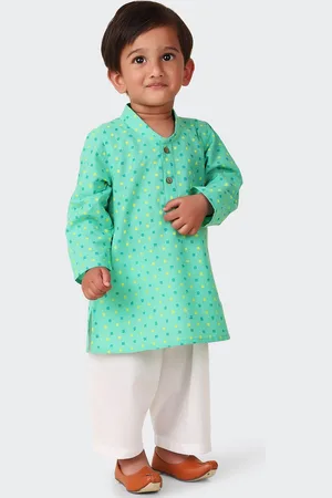 Fabindia Boys Abstract Printed Cotton Kurta