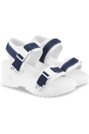 Shoetopia Women Wedge Heel Sports Sandals with Buckles