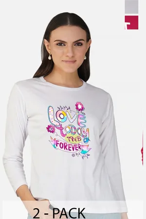 Metronaut Women 2 Printed Bio Finish T-shirt