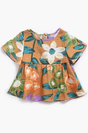 LULU & SKY Girls Printed Top with Trousers