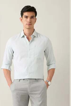 Arrow Men Slim Fit Opaque Striped Formal Shirt