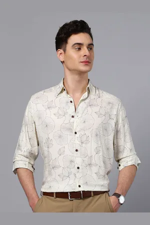DON VINO Men Spread Collar Floral Printed Slim Fit Semiformal Shirt