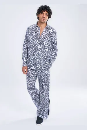 Terra Luna Men Printed Trousers