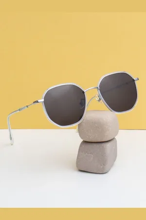 Ted Smith Unisex Round Sunglasses with Polarised and UV Protected Lens SUN-HIVE_GBSK