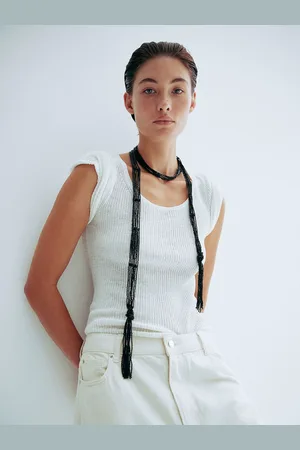 H&M Beaded Scarf Necklace
