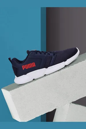 PUMA Unisex Navy Blue Running Flair Shoes