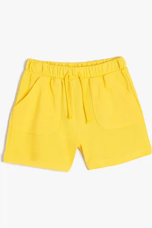 Koton Boys Self Design Mid-Rise Pure Cotton Shorts