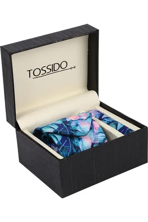 Tossido Men Blue & Pink Printed Accessory Gift Set