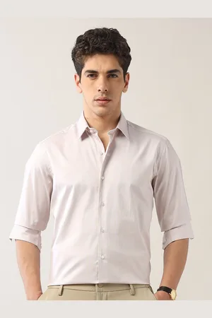 Arrow Men Slim Fit Opaque Striped Formal Shirt