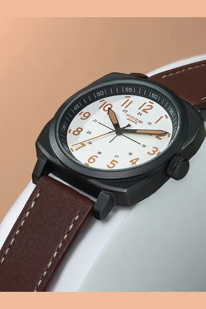 Sonata Poze Men Dial & Leather Straps Analogue Watch SP70024NL01W