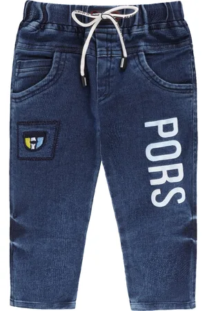 Wish Karo Boys Classic Regular Fit Light Fade Printed Stretchable Jeans