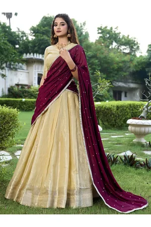 LOOKNBOOK ART Ready to Wear Lehenga & Unstitched Blouse With Dupatta