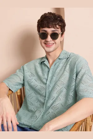 Mast & Harbour Men Classic Self Design Casual Shirt