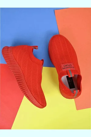 Jove Women Woven Design Comfort Insole Mesh Basics Slip-On Sneakers