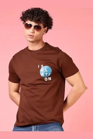 V-Mart Men Graphic Printed Round Neck Cotton T-shirt